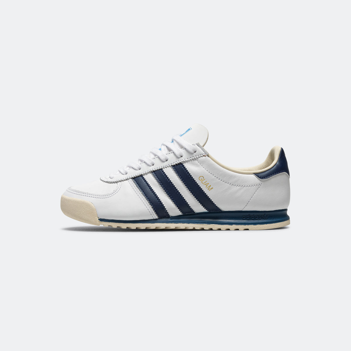 adidas Guam - Footwear White/Dark Blue-Core White | UP THERE