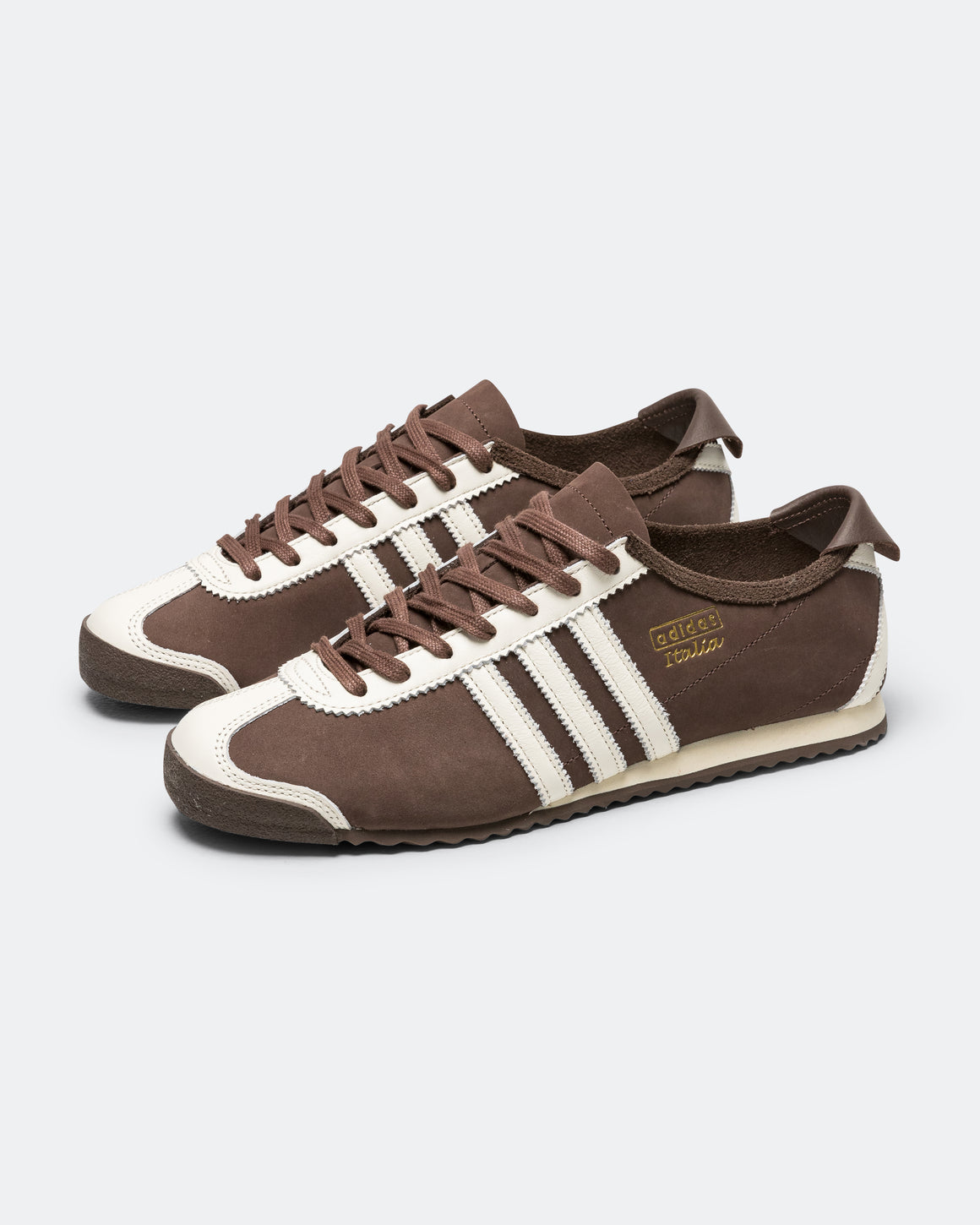 adidas - Italia 60s - Brown/Off White-Cream White - UP THERE