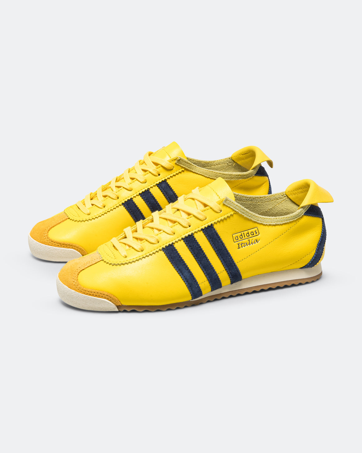 adidas - Italia 60s - Yellow/Night Indigo-Cream White - UP THERE