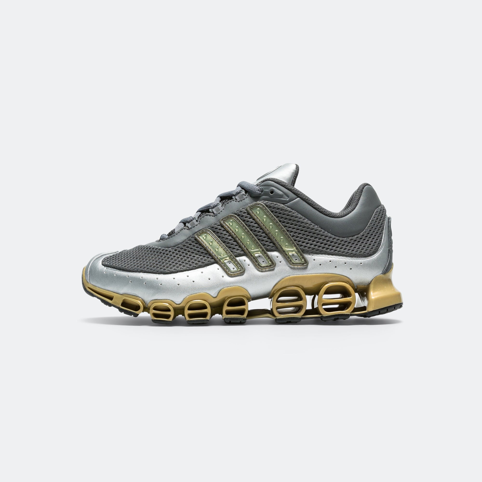 adidas gazelle silver green womens adidas Megaride - Grey/Gold-Metallic Silver