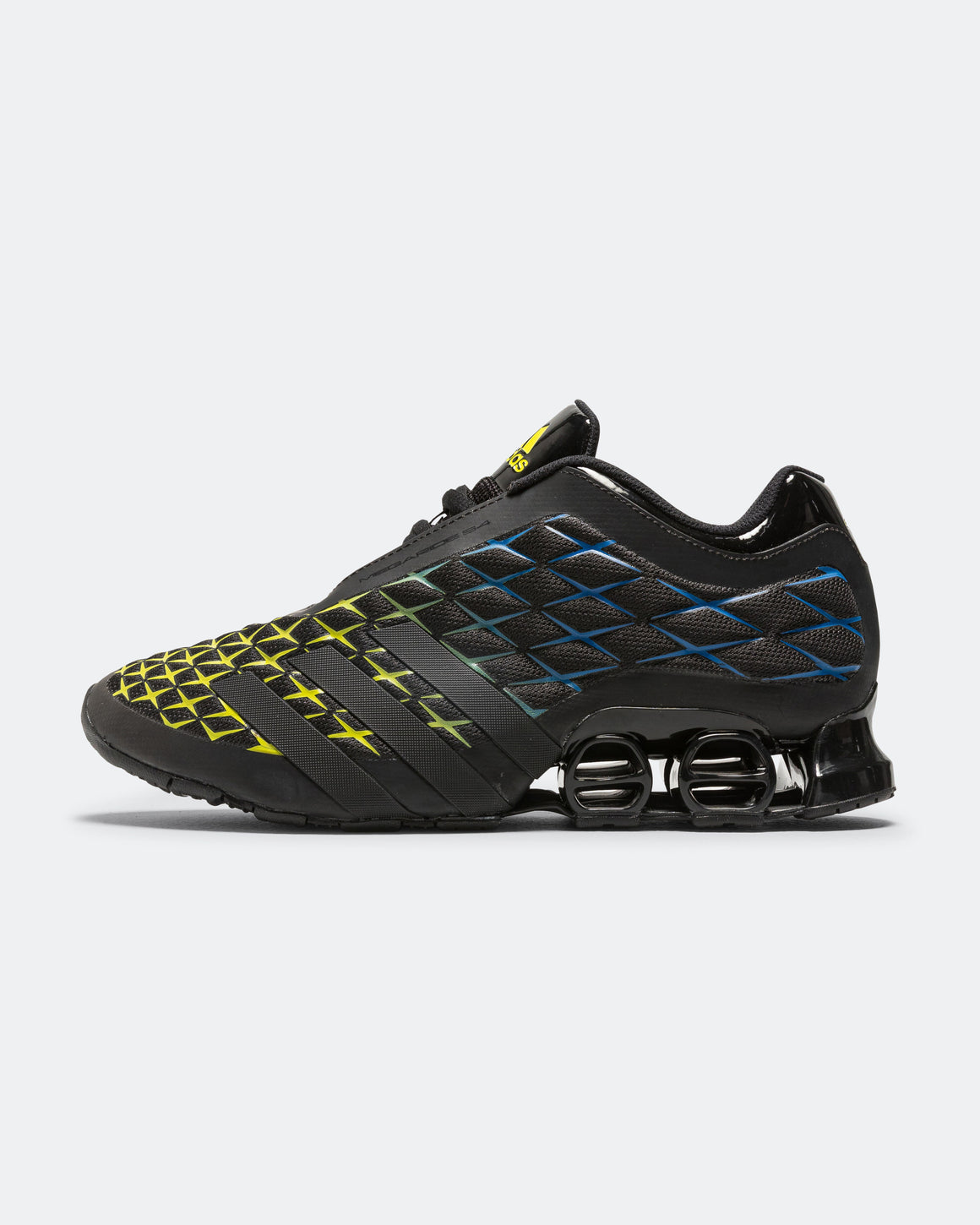 adidas - Megaride S4 - Core Black/Core Black-Semi Solar Yellow - UP THERE