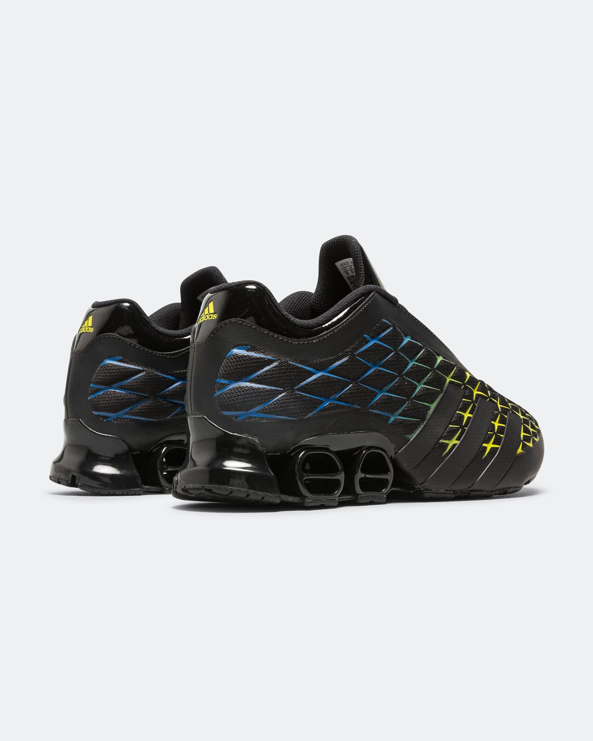 adidas - Megaride S4 - Core Black/Core Black-Semi Solar Yellow - UP THERE