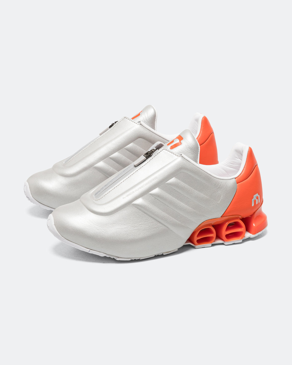 adidas - Megaride S2 x Miaou - Silver Metallic/Powder Blue-Semi Impact Orange - UP THERE