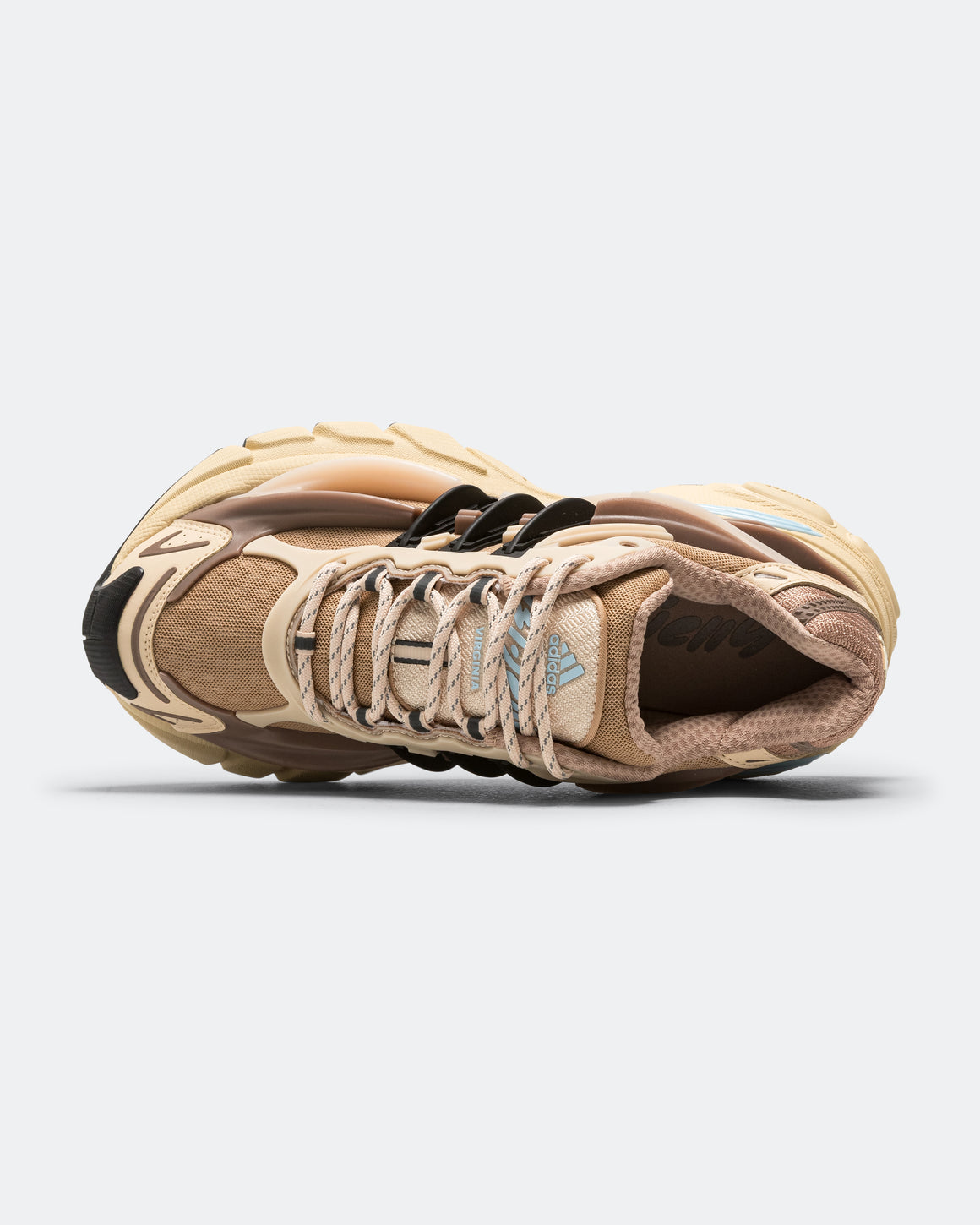 adidas - Virginia Adistar Jellyfish by Pharrell - Crystal Sand/Trace Brown-Core Black - UP THERE