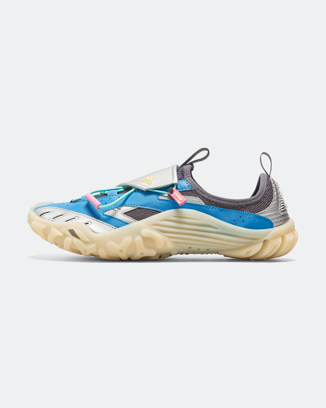 adidas - Water Moc by Pharrell - Blue/Silver Metallic-Yellow - UP THERE