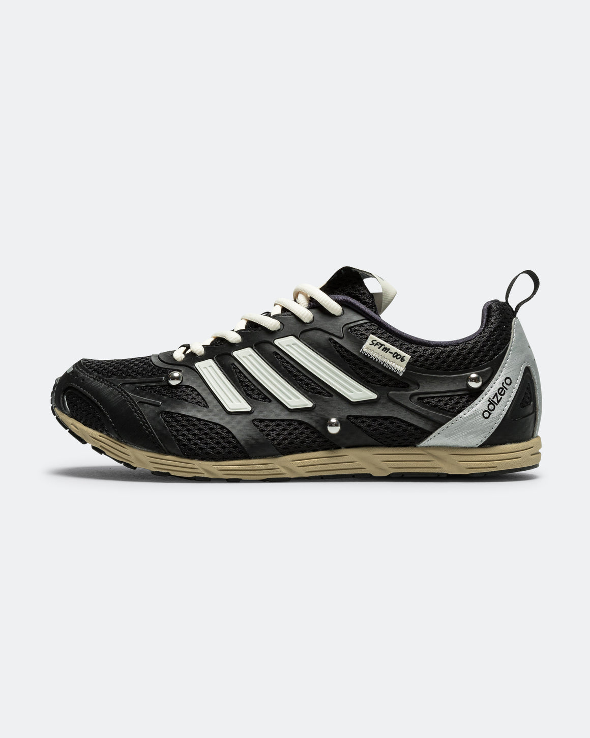 adidas - Adizero PR x SFTM - Core Black/Cream White-Silver Metallic - UP THERE
