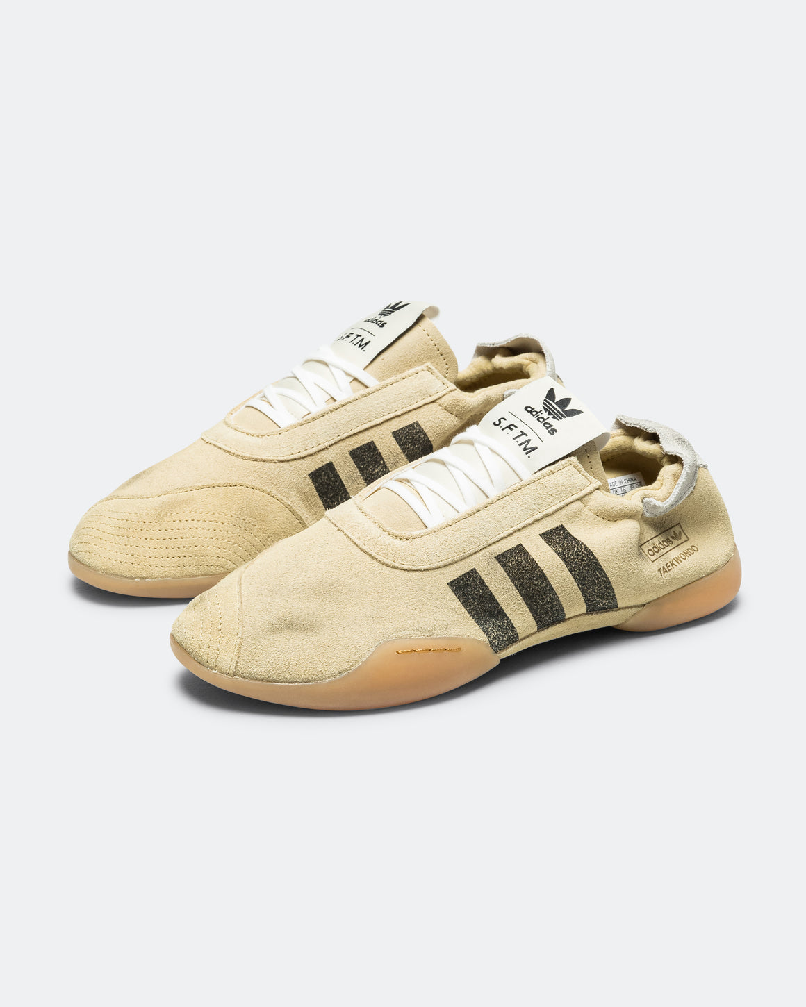 adidas - Womens Taekwondo Mei x SFTM - Cream White/Footwear White-Core Black - UP THERE