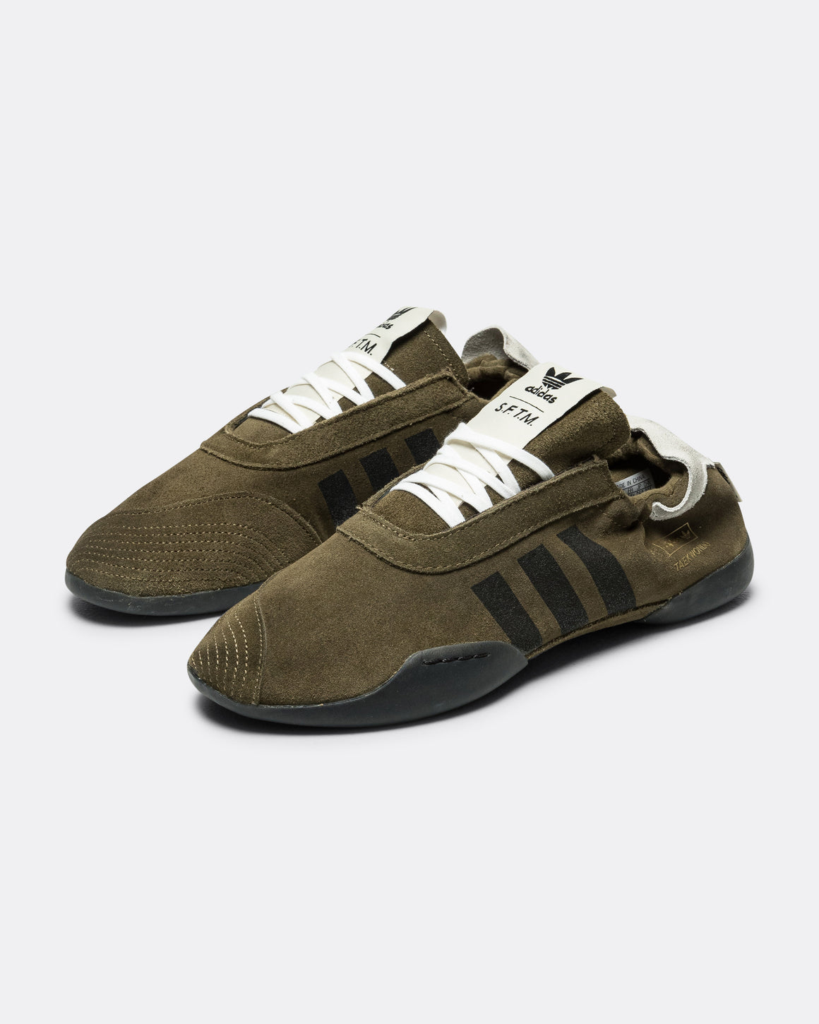 adidas - Womens Taekwondo Mei x SFTM - Cream White/Core Black-Footwear White - UP THERE