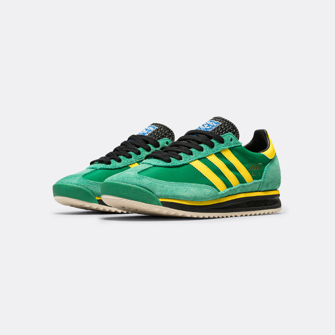 adidas - SL 72 RS -  Green/Yellow-Core Black - UP THERE