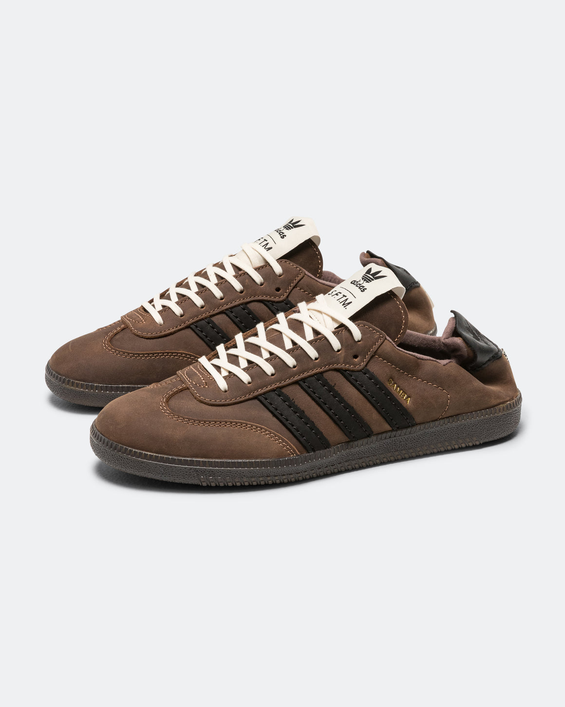 adidas - Samba OG x SFTM - Supcol/Core Black-Gold Metallic - UP THERE
