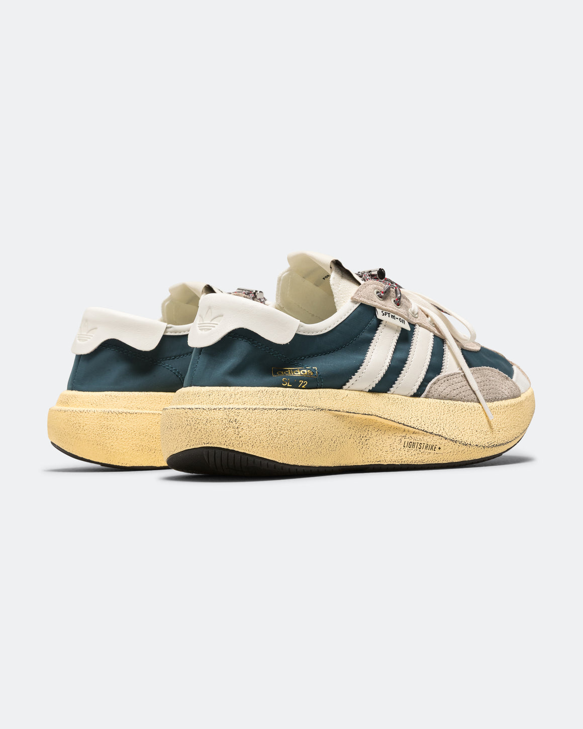 adidas - SL 72 Pro x SFTM - Core Brown/Core White-Easy Yellow - UP THERE