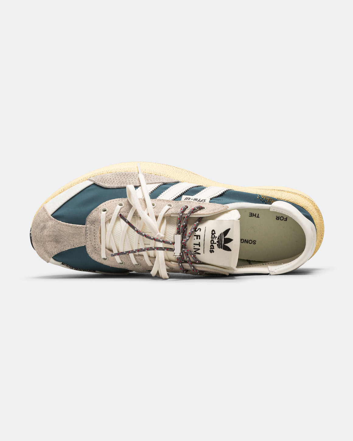 adidas - SL 72 Pro x SFTM - Core Brown/Core White-Easy Yellow - UP THERE