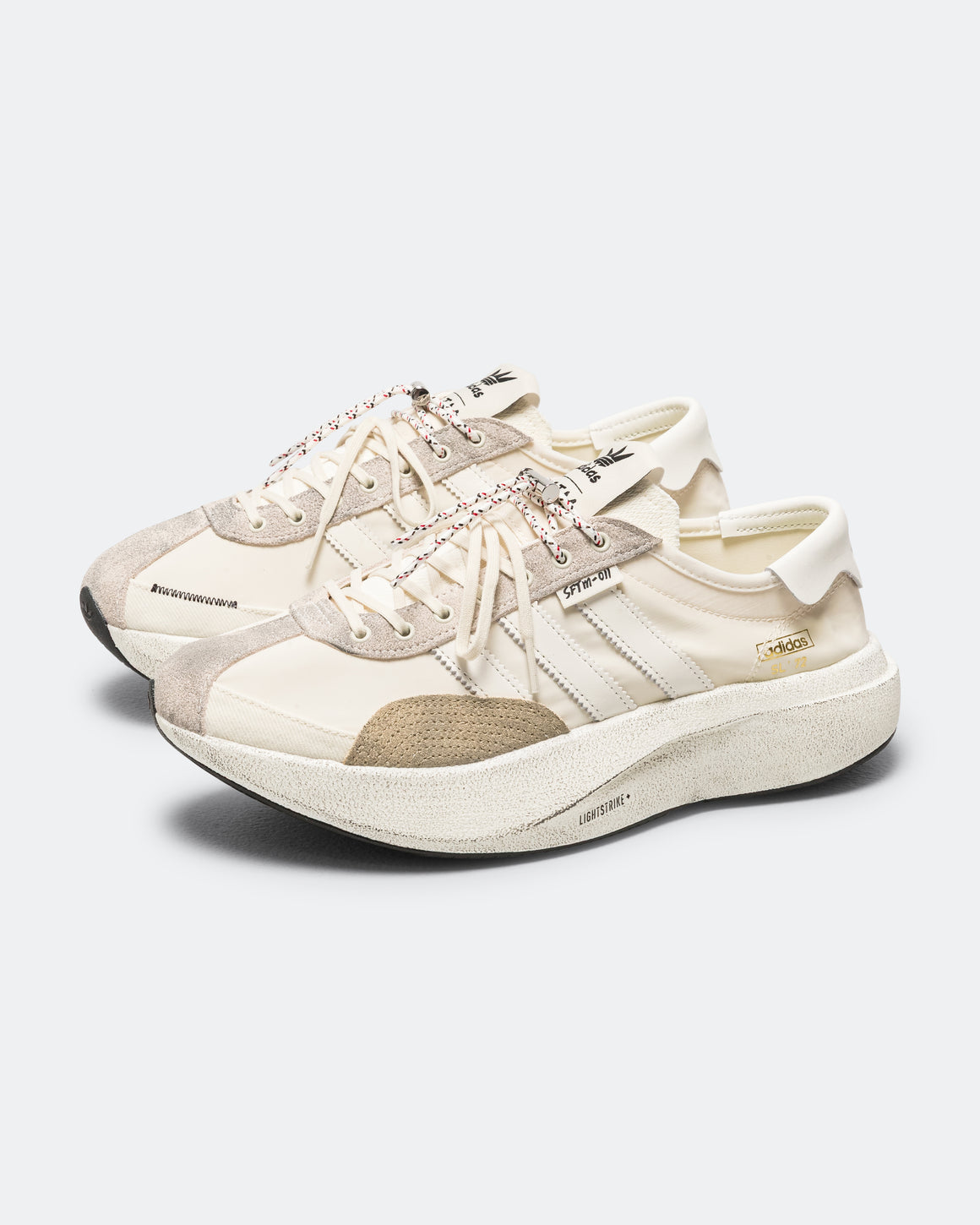 adidas - SL 72 Pro x SFTM - Crew White/Core White-Off-white - UP THERE