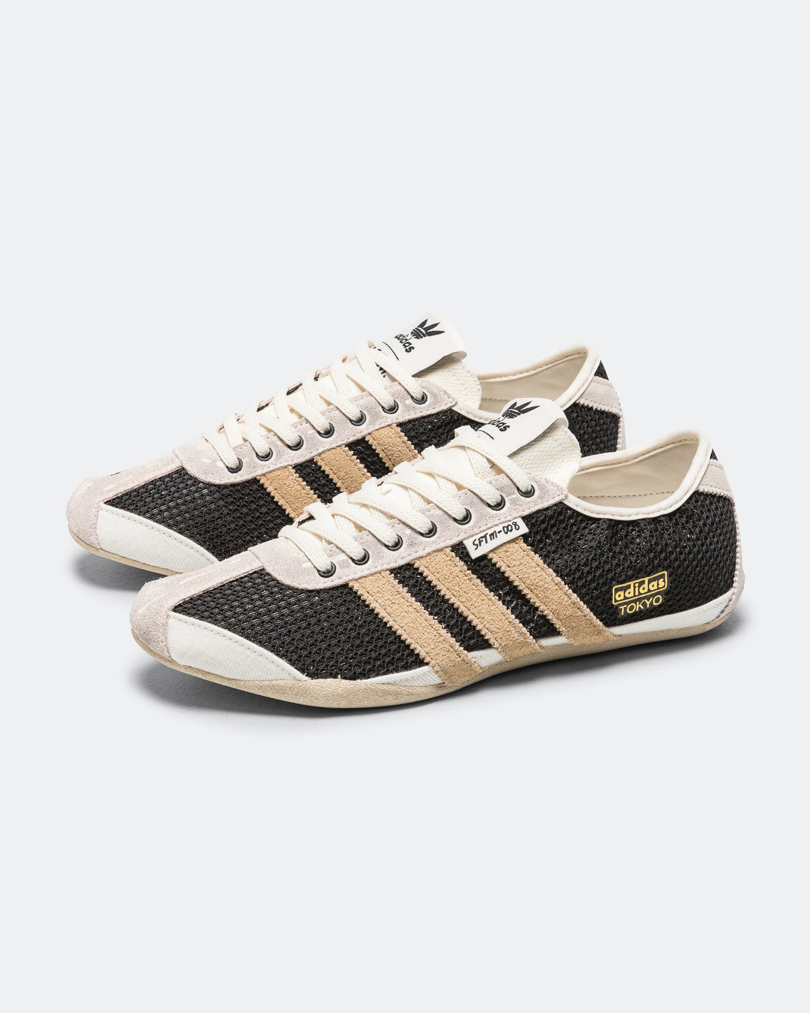 adidas - Womens Tokyo x SFTM - Core Black/Beige Tone-Gold Metallic - UP THERE