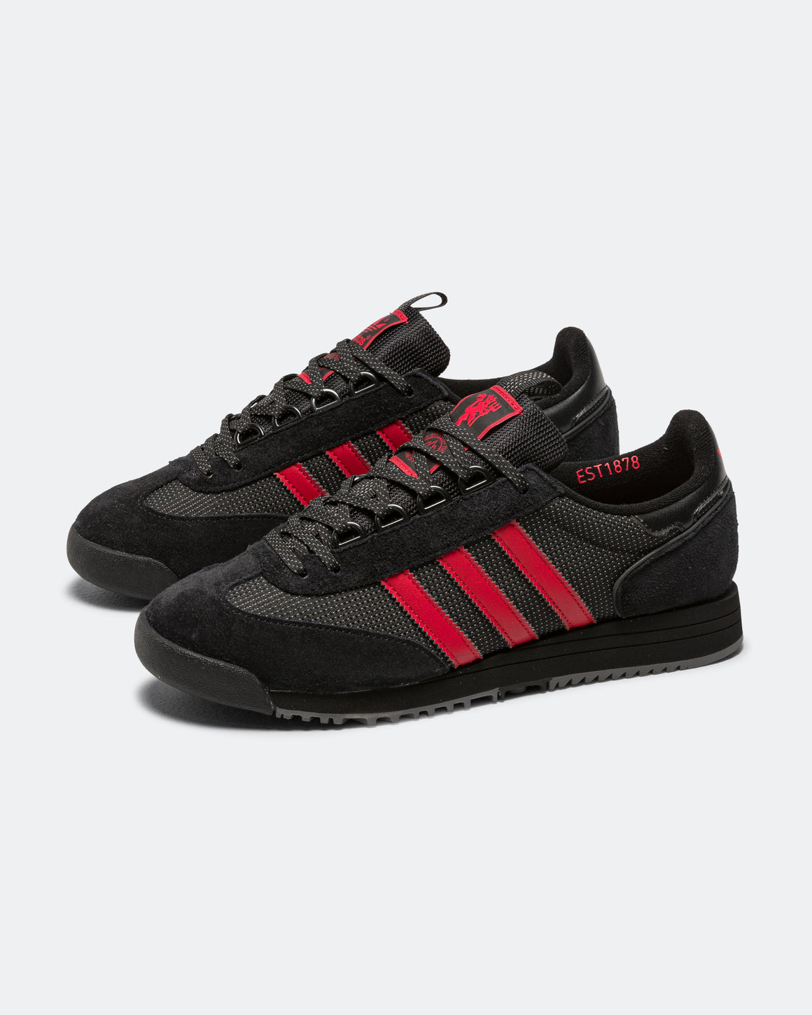 adidas - MUFC SPZL FC Sl83 - Core Black/Core Black/Silver Metallic - UP THERE