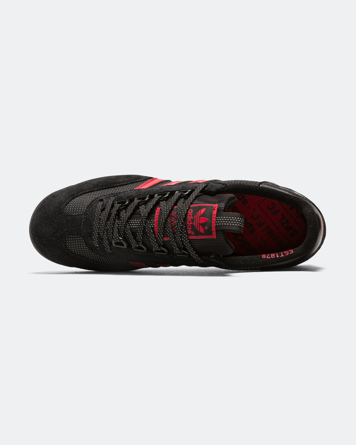 adidas - MUFC SPZL FC Sl83 - Core Black/Core Black/Silver Metallic - UP THERE