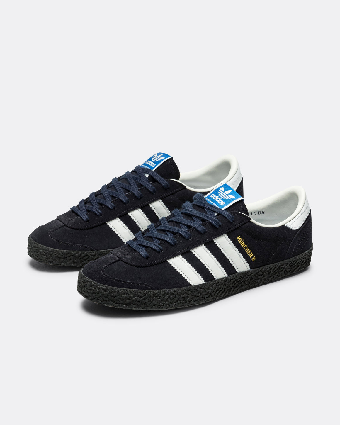 adidas - Munchen II SPZL - Core Black/Gum - UP THERE