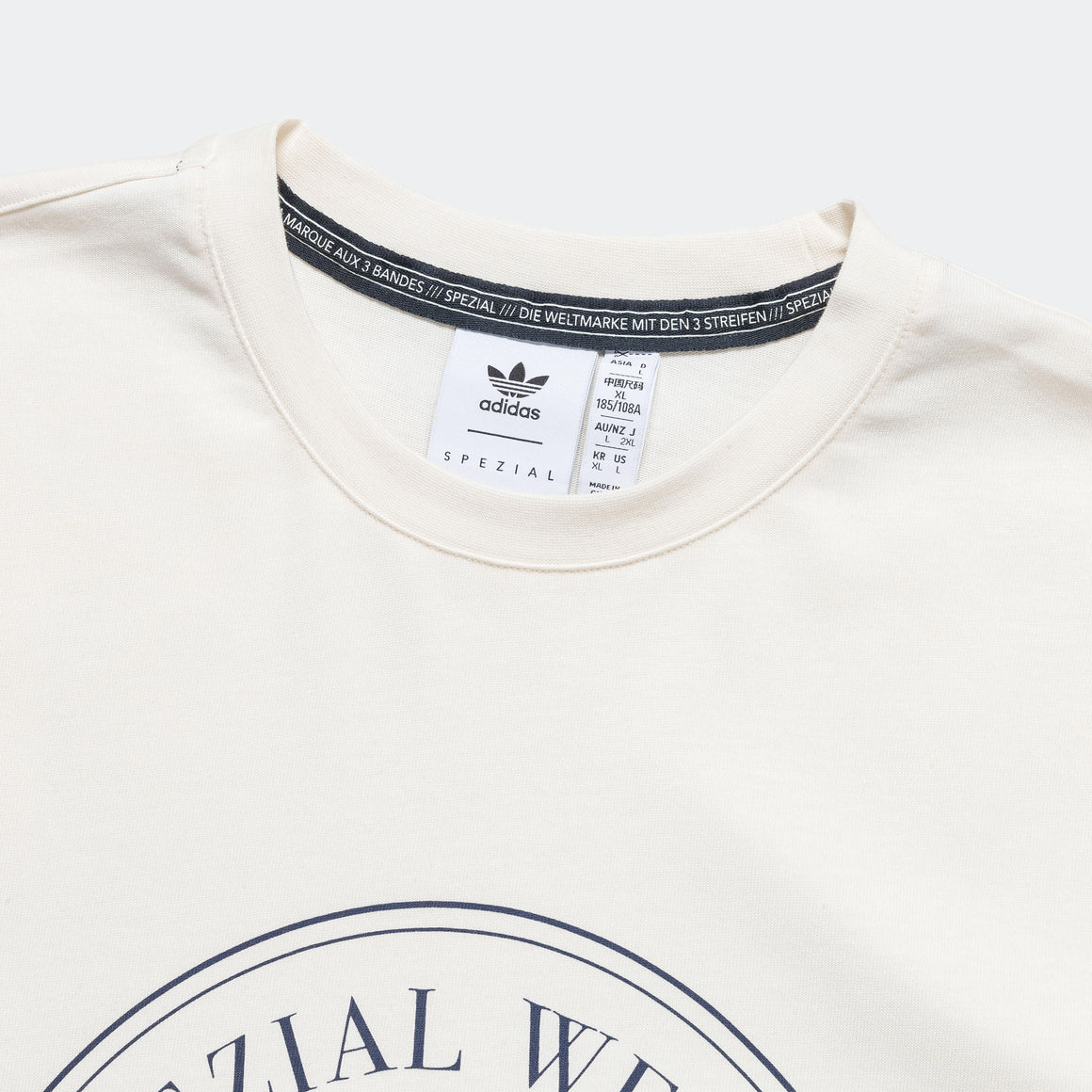 adidas - Mod Trefoil 10 Tee - Core White - UP THERE
