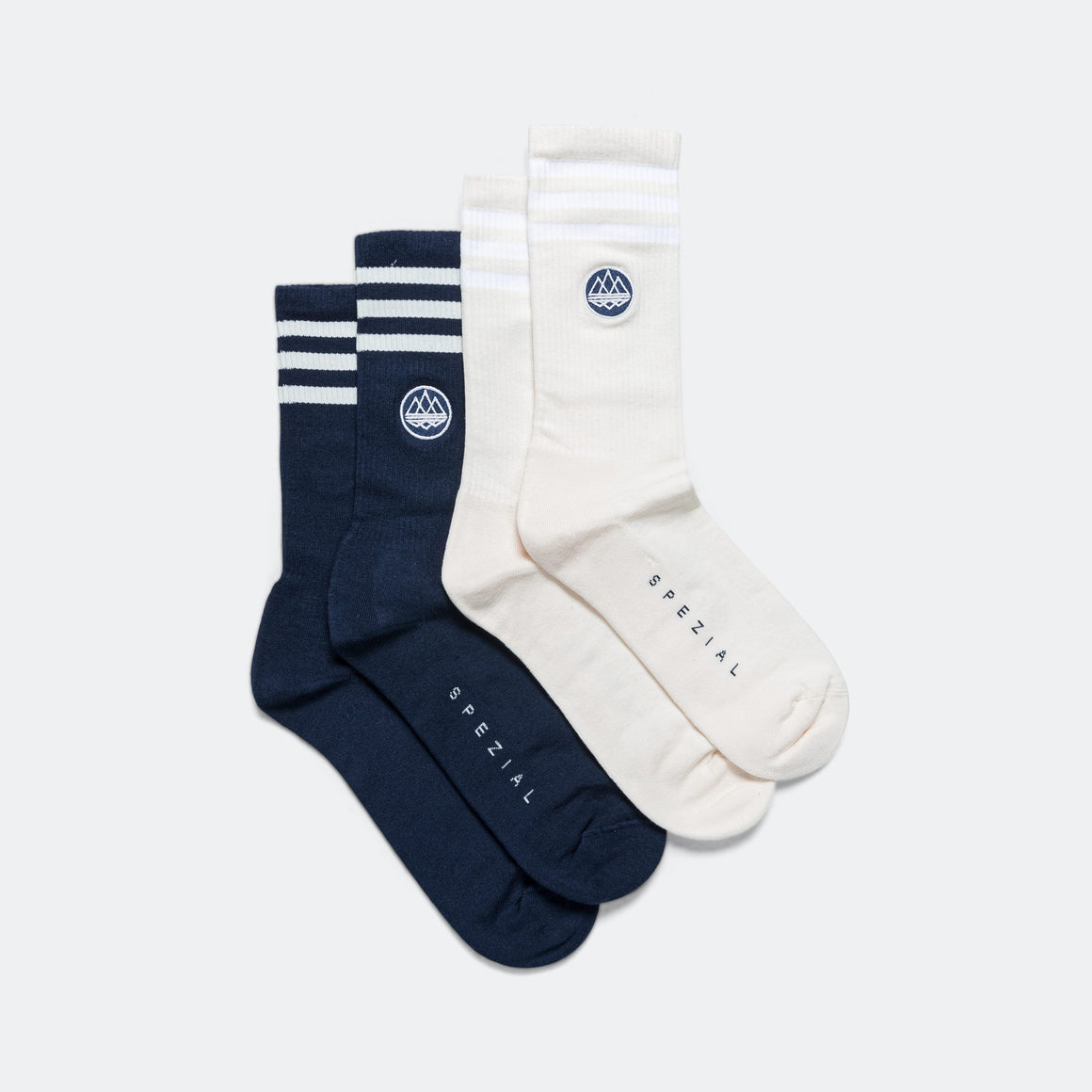 Mod Trefoil Socks - Night Navy/Wonder White