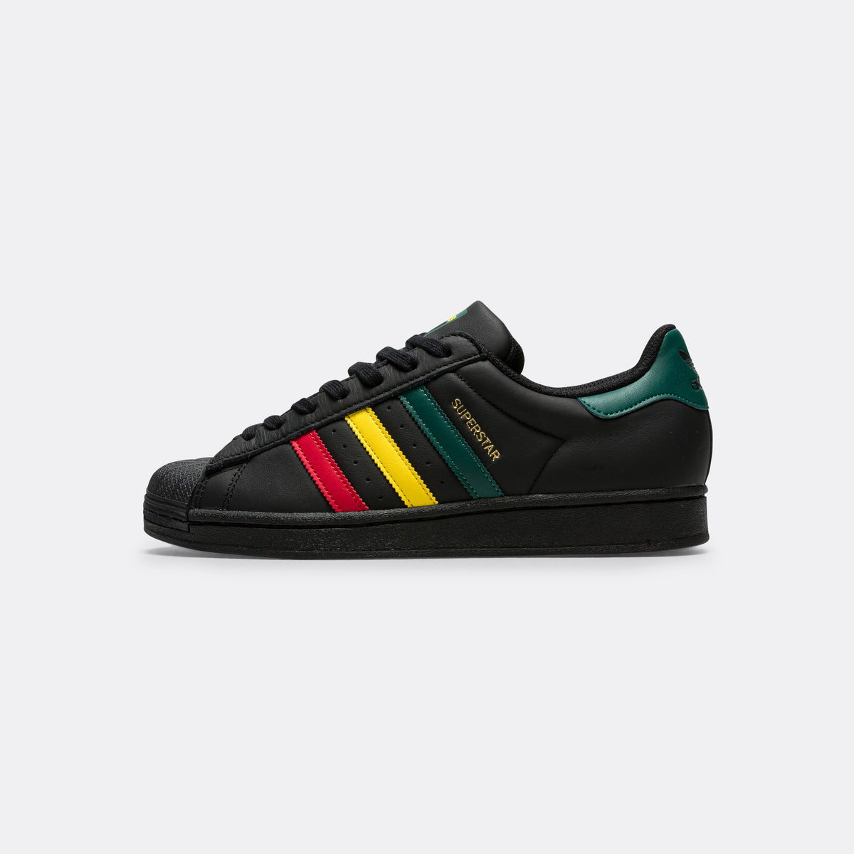 adidas Superstar 'Reggae' - Black/Yellow-Core Green | UP THERE