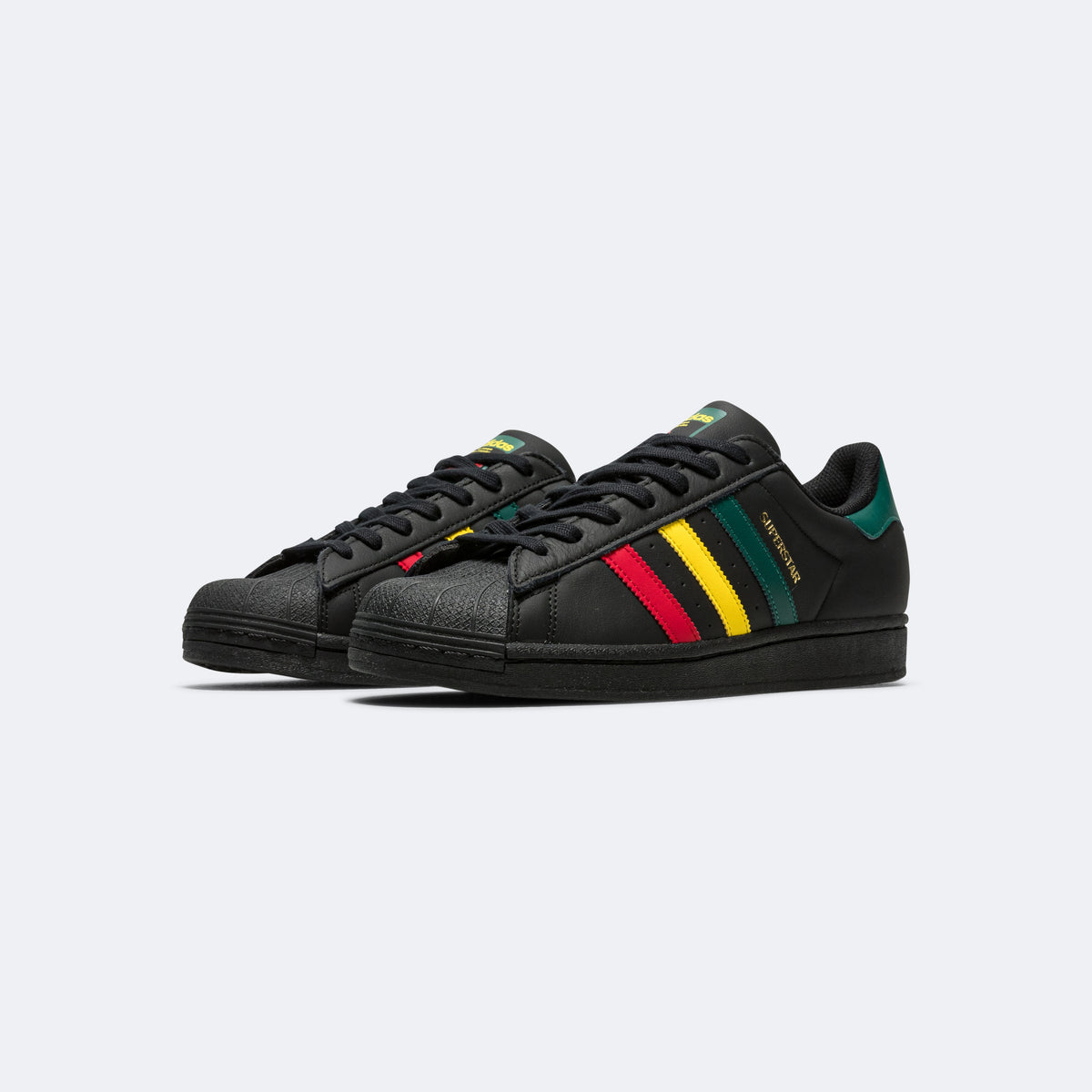 adidas Superstar 'Reggae' - Black/Yellow-Core Green | UP THERE