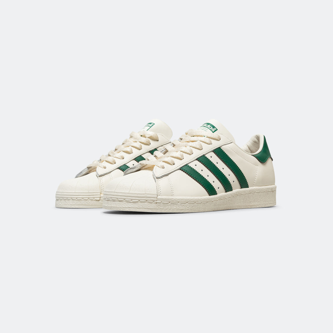 adidas - Superstar 82 - Cloud White/Dark Green-Off White - UP THERE
