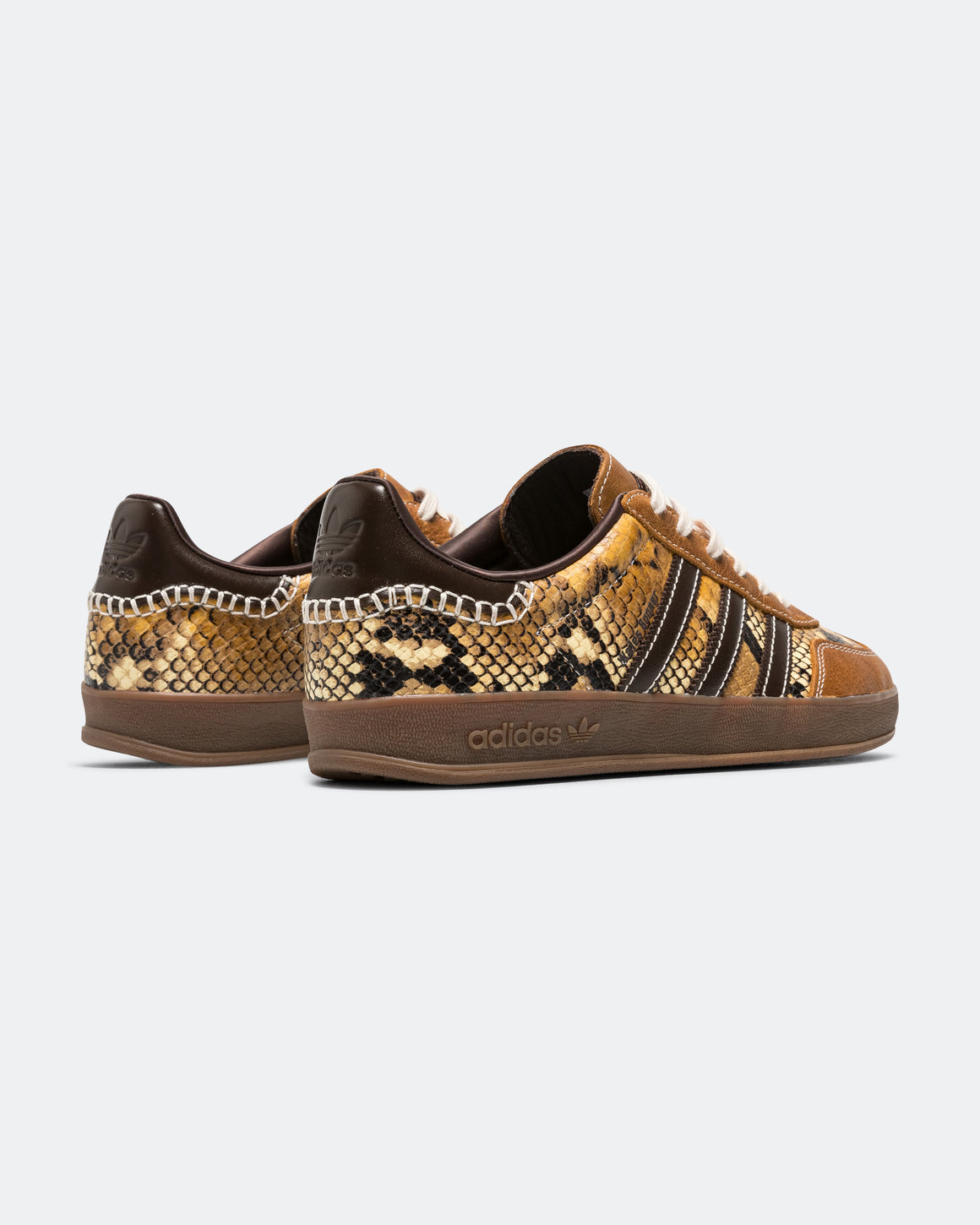 adidas gazelle silver green womens adidas - Gazelle Snake x Wales Bonner - Dust Rust/Wonder White-Collegi