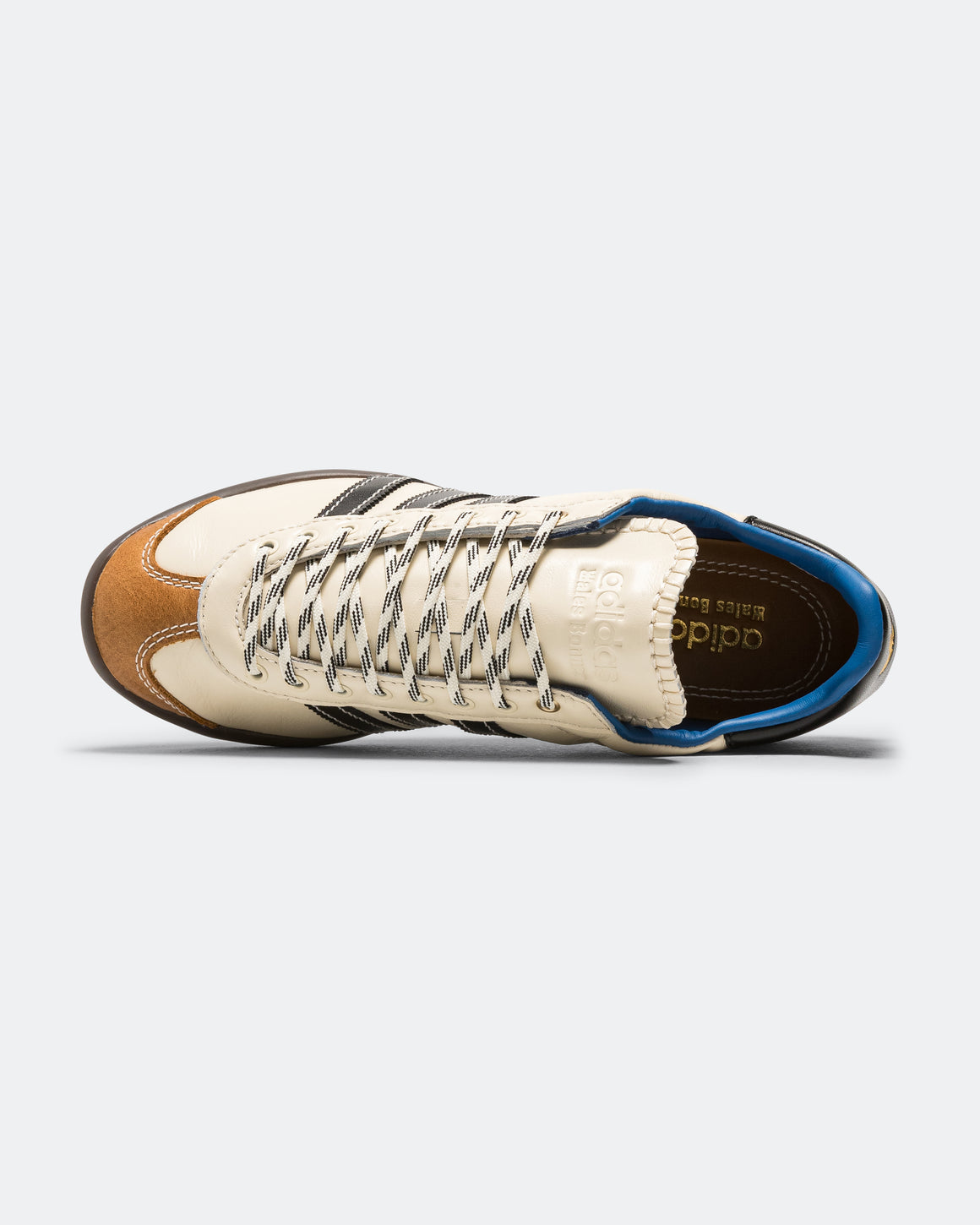 adidas - Karintha OG x Wales Bonner - Wonder White/Core Black-Lush Blue - UP THERE