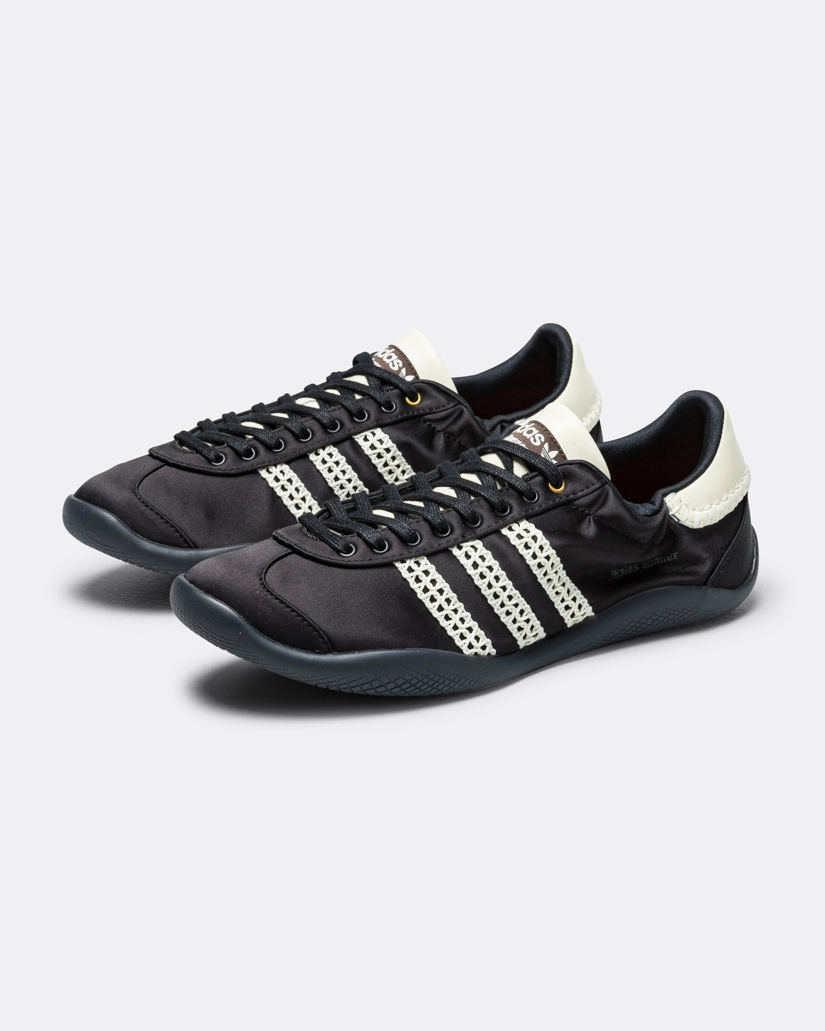 adidas - Karintha Lo Satin x Wales Bonner - Core Black/Dark Brown-Cream White - UP THERE