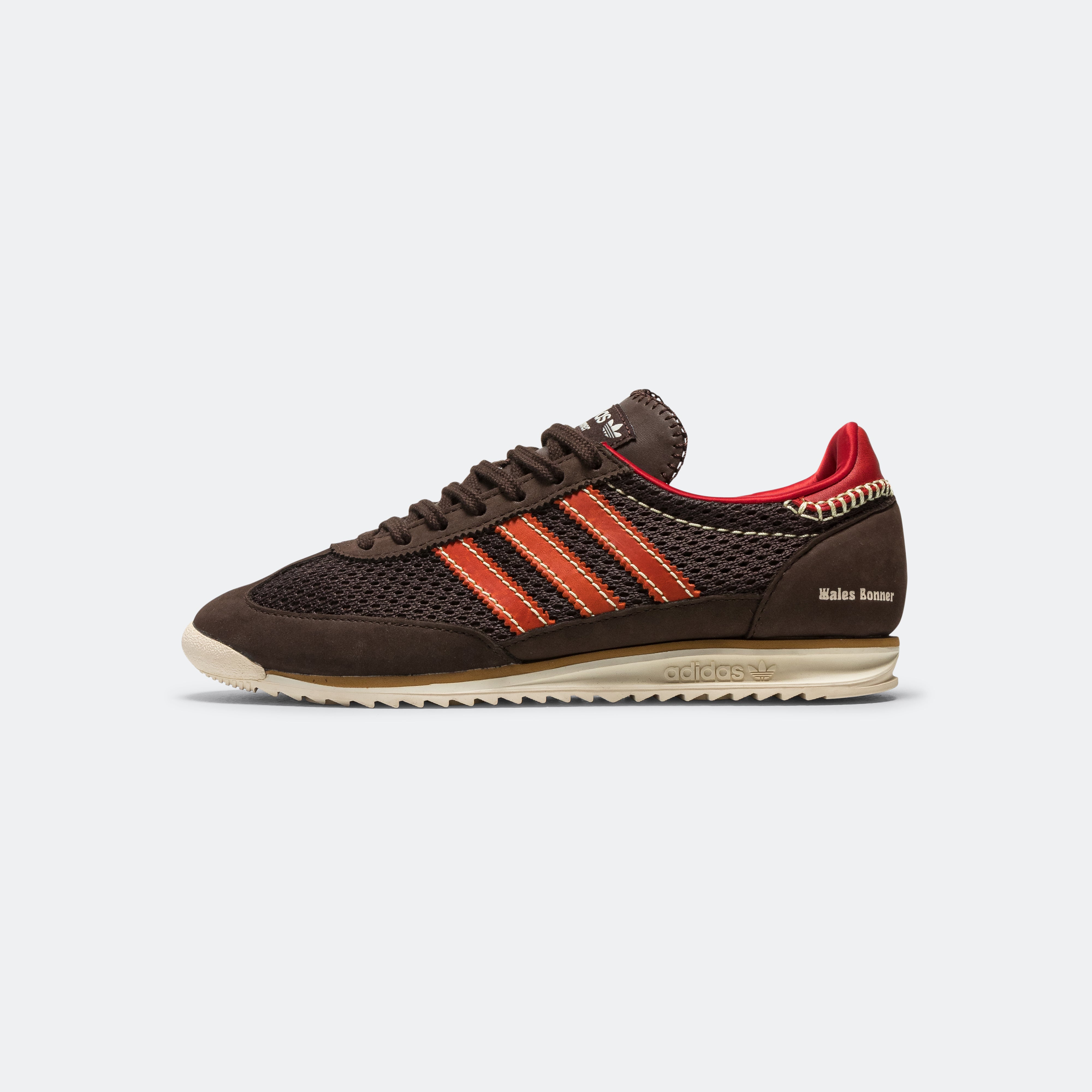 animation blotte bronze Adidas SL72 Knit x Wales Bonner - DBROWN/CORANG-SCARLE | Up There | UP THERE