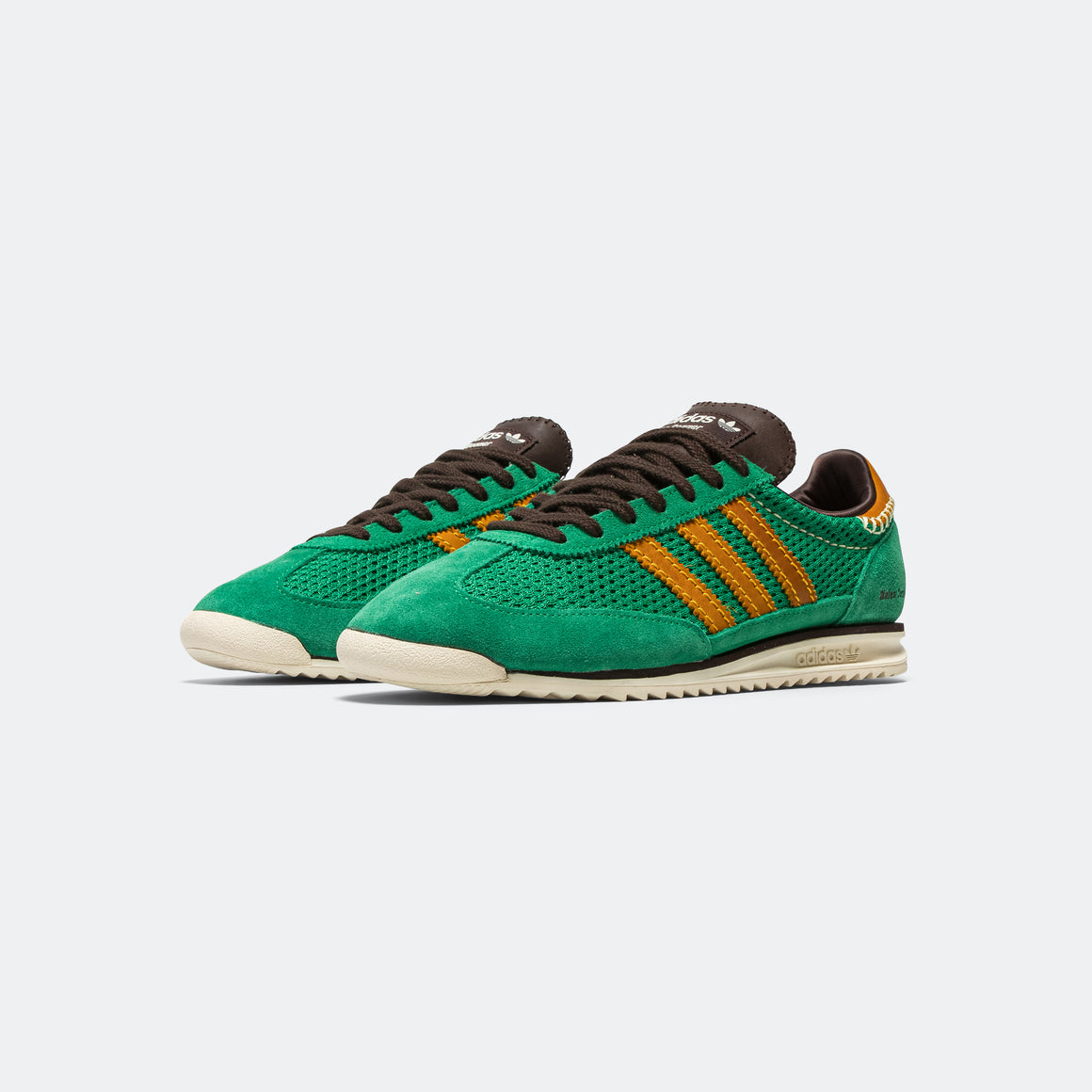 adidas - SL72 Knit x Wales Bonner - TEAGRN/COGOLD-DBROWN - UP THERE