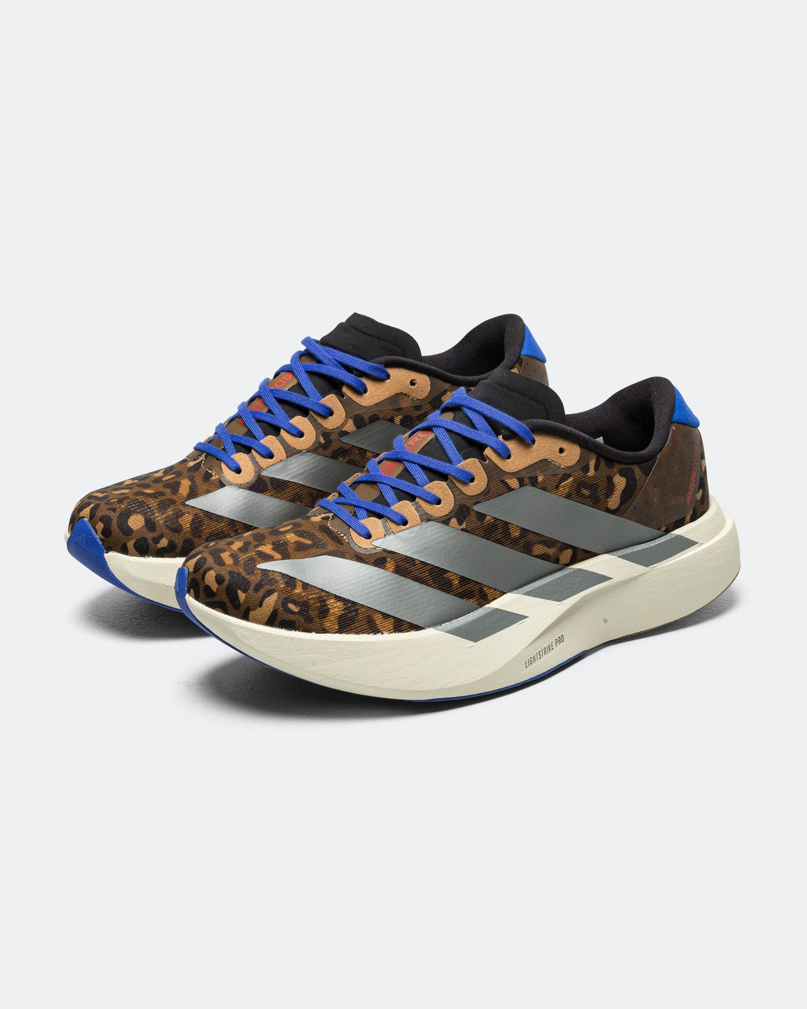 adidas - Womens Adizero Evo SL - Preloved Brown/Iron Metallic-Lucid Blue - UP THERE