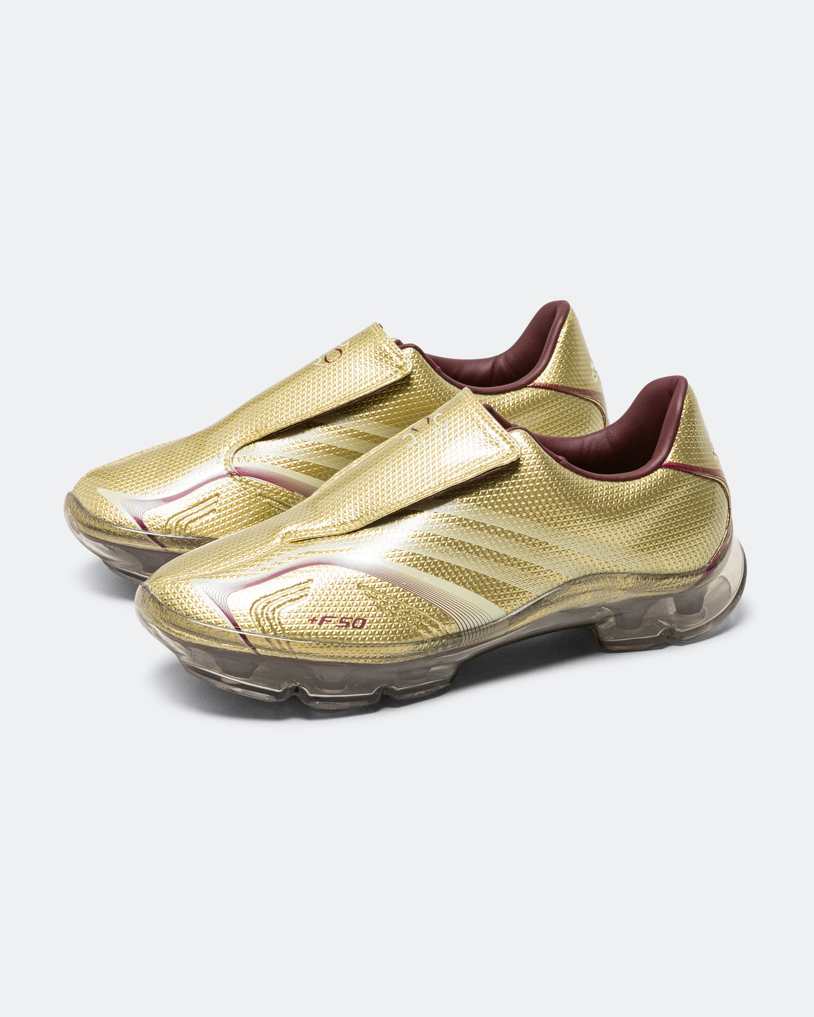 adidas - Womens F50 Adiframe - Gold Metallic/Maroon - UP THERE