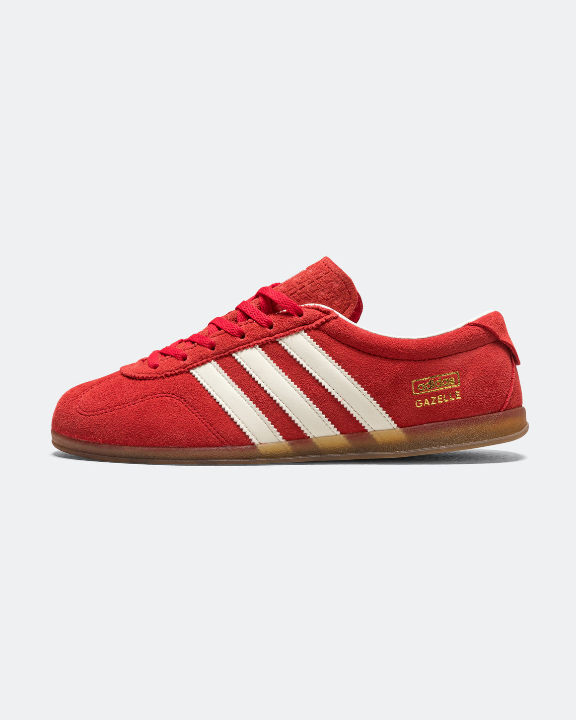 adidas - Womens Gazelle Lo Pro - Better Scarlet/Footwear White-Gum - UP THERE