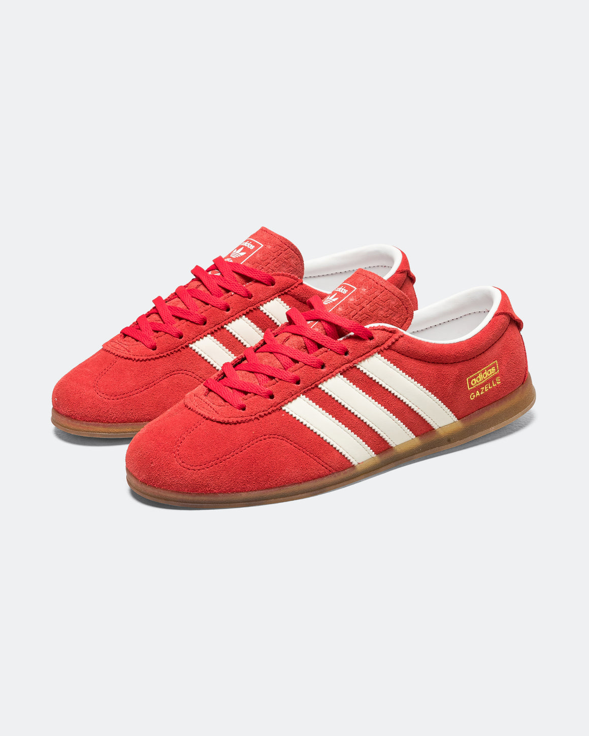adidas - Womens Gazelle Lo Pro - Better Scarlet/Footwear White-Gum - UP THERE