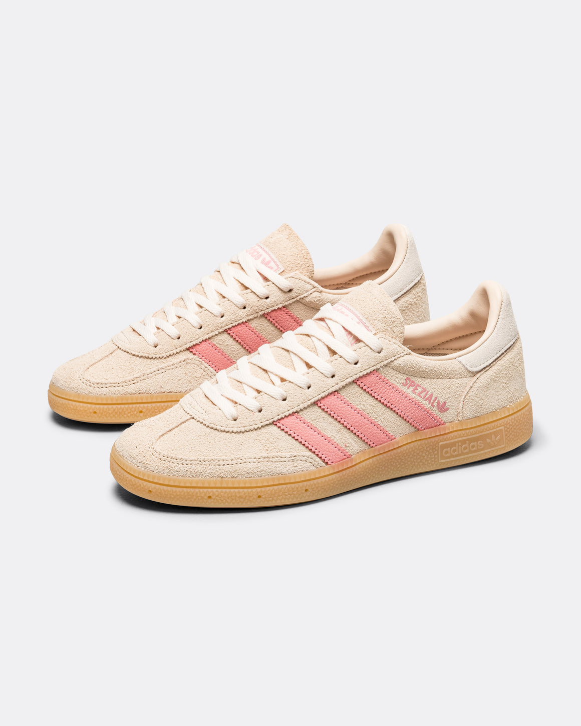 adidas - Womens Handball Spezial - Crystal Linen/Pink Spark-Wonder White - UP THERE