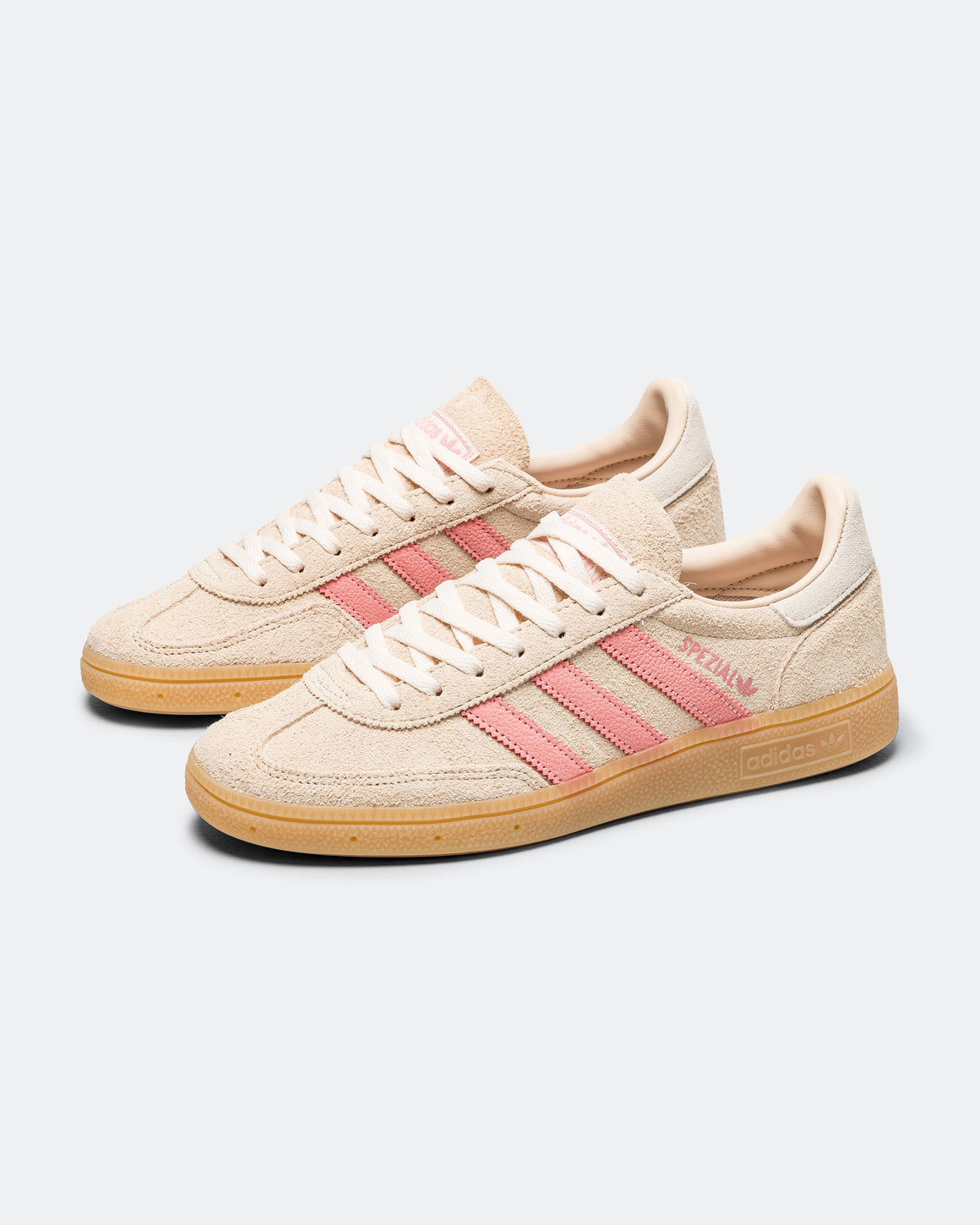 adidas - Womens Handball Spezial - Crystal Linen/Pink Spark-Wonder White - UP THERE