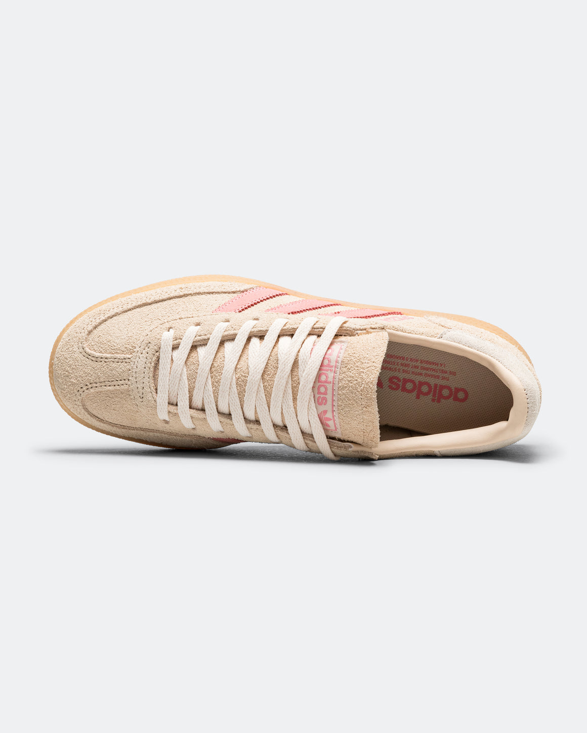 adidas - Womens Handball Spezial - Crystal Linen/Pink Spark-Wonder White - UP THERE