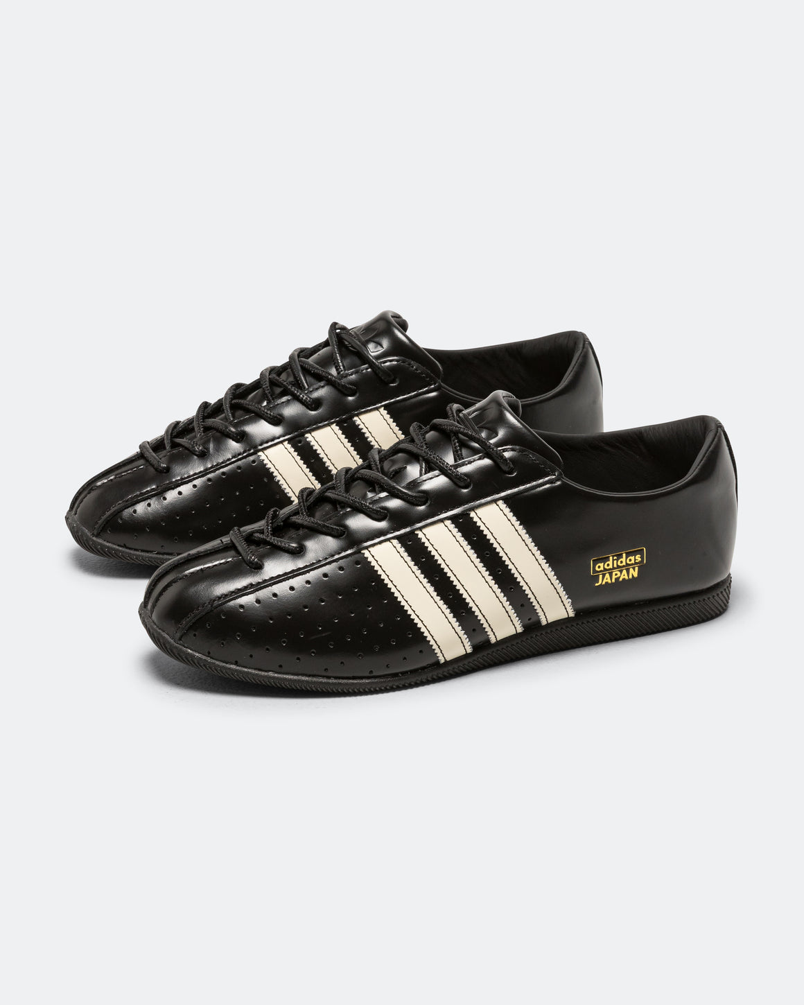 adidas - Womens Japan Lux - Core Black/Cream White-Gold Metallic - UP THERE