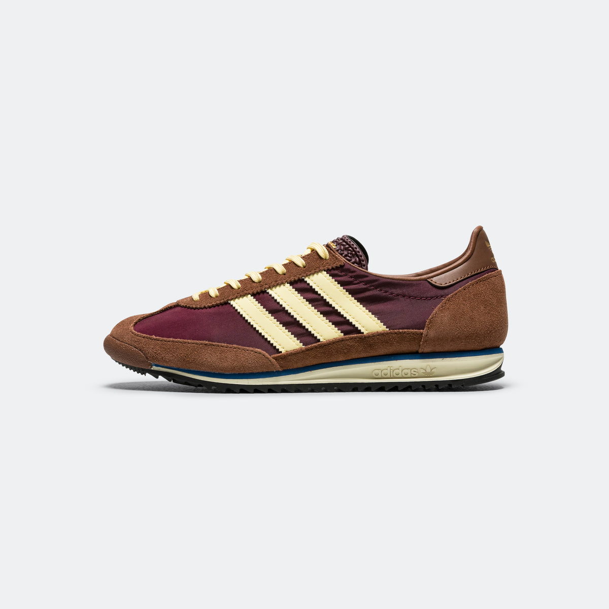 adidas Womens SL 72 - Maroon/Almost Yellow-Preloved Brown | UP THERE