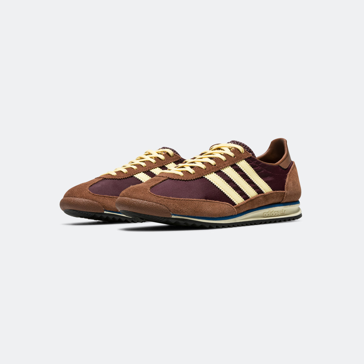 adidas Womens SL 72 - Maroon/Almost Yellow-Preloved Brown | UP THERE