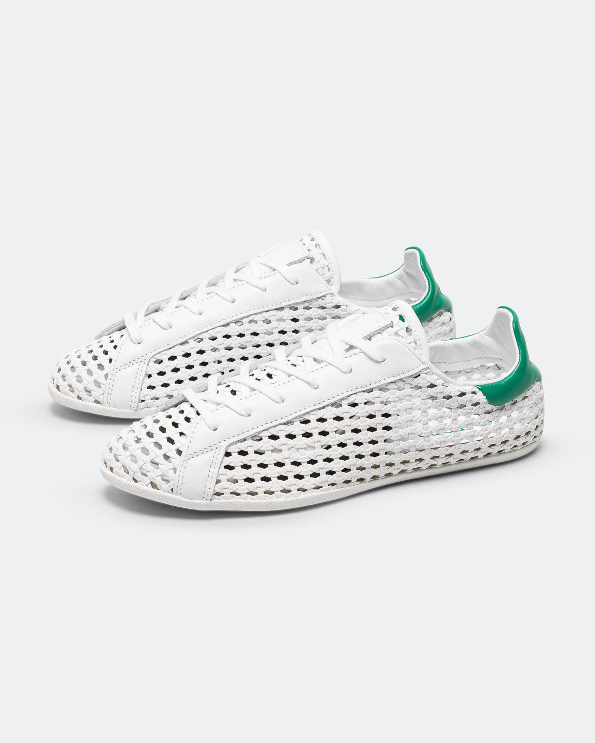 adidas - Womens Stan Smith Lo Pro - Footwear White/Bold Green-Core Black - UP THERE