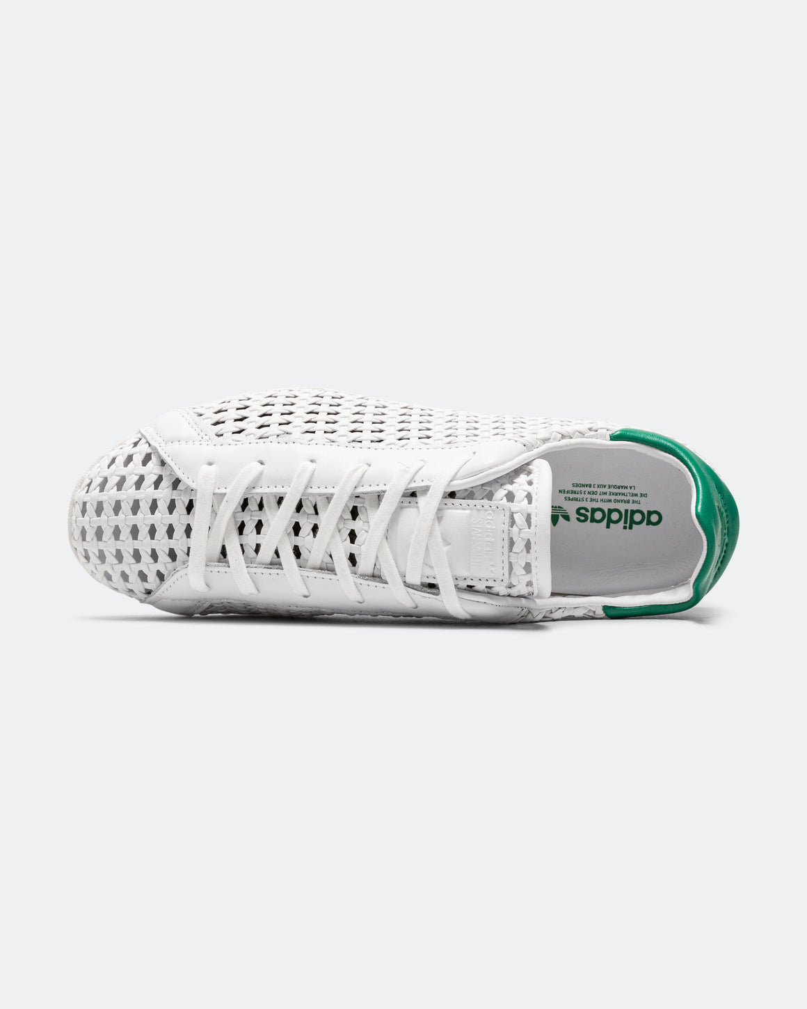 adidas - Womens Stan Smith Lo Pro - Footwear White/Bold Green-Core Black - UP THERE