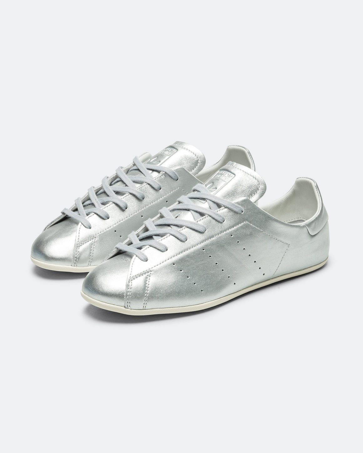 adidas - Womens Stan Smith Lo Pro - Silver Metallic/Grey One-Cloud White - UP THERE