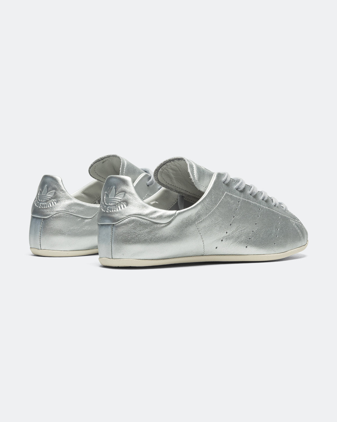 adidas - Womens Stan Smith Lo Pro - Silver Metallic/Grey One-Cloud White - UP THERE