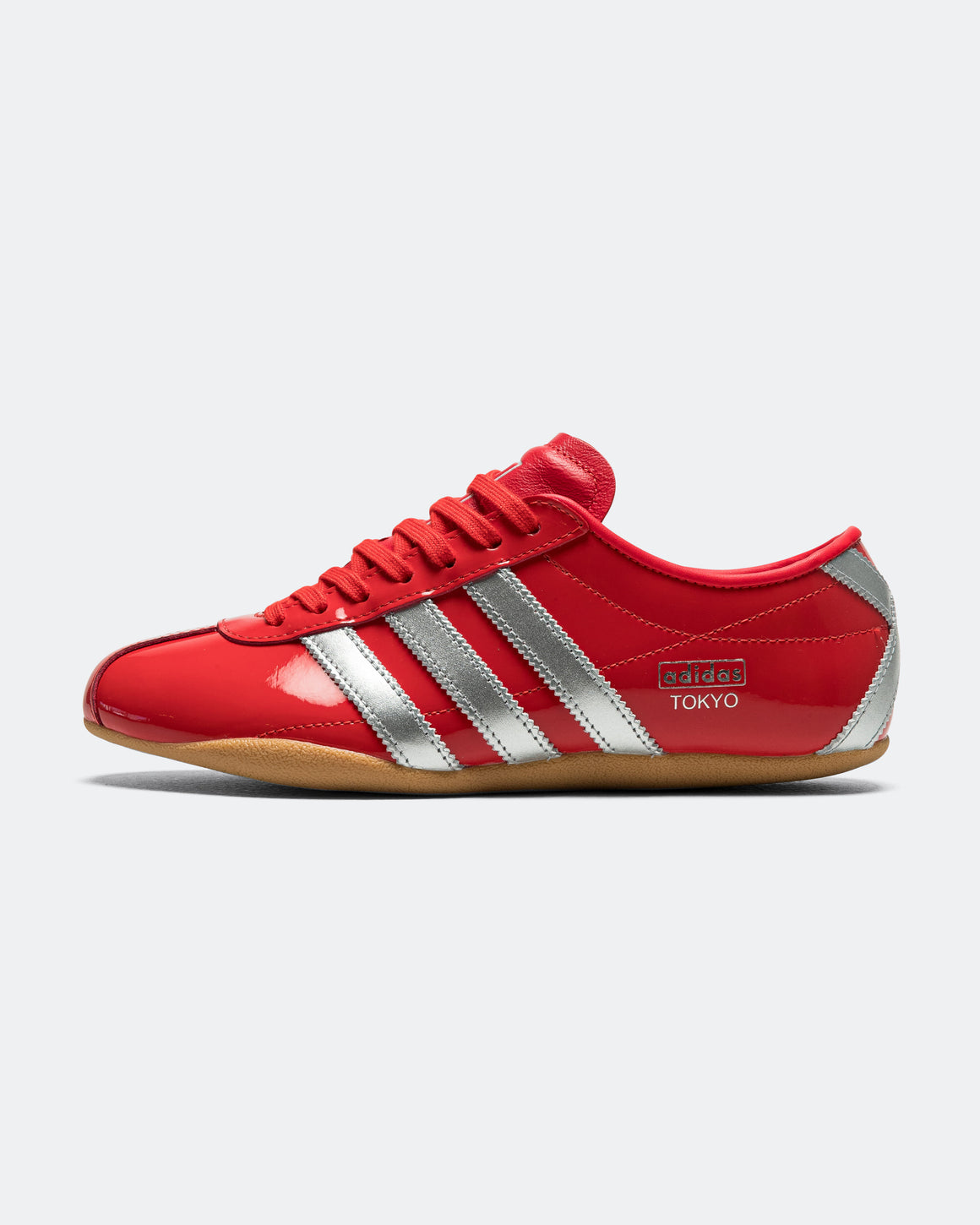 adidas - Womens Tokyo - Red/Silver Metallic-Gum - UP THERE