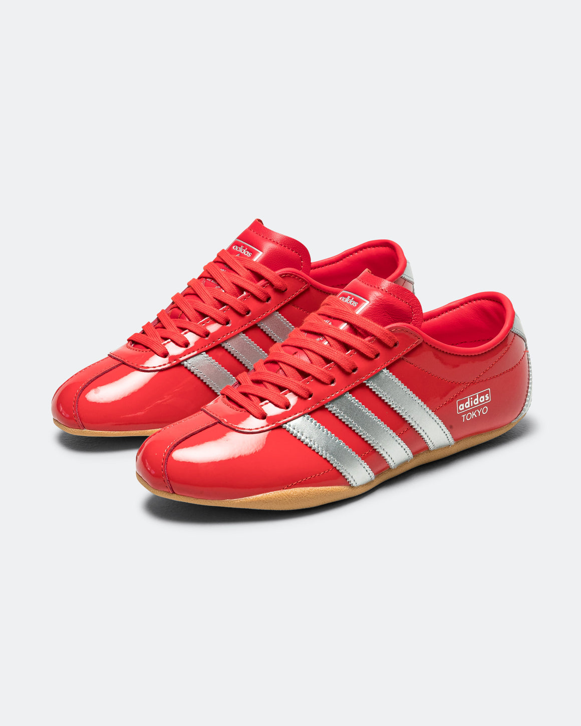 adidas - Womens Tokyo - Red/Silver Metallic-Gum - UP THERE