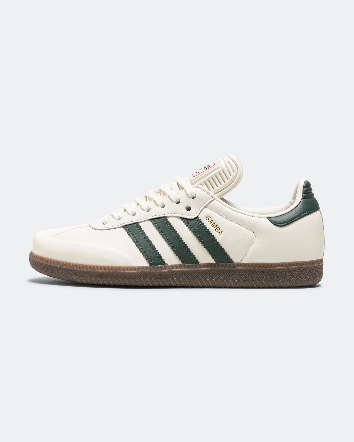 adidas - Samba x BAPE - Off White/Shadow Green-Gum - UP THERE