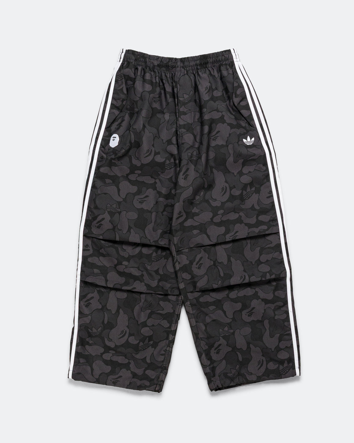 adidas - Parachute Pants x BAPE - Black - UP THERE