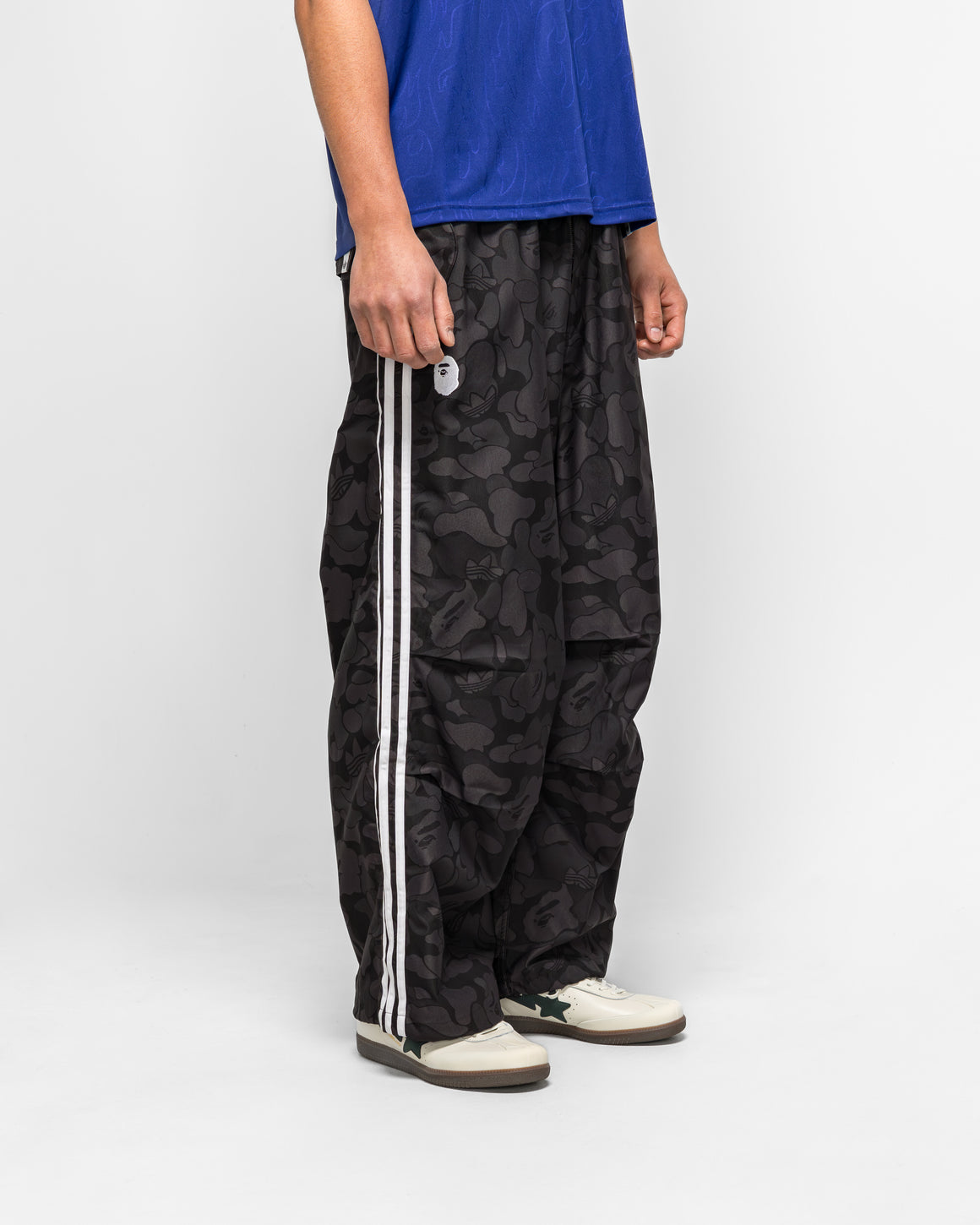 adidas - Parachute Pants x BAPE - Black - UP THERE